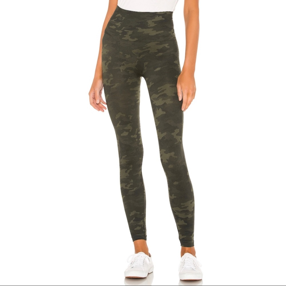 Spanx Look at Me Now High-Waisted Seamless Camo Leggings